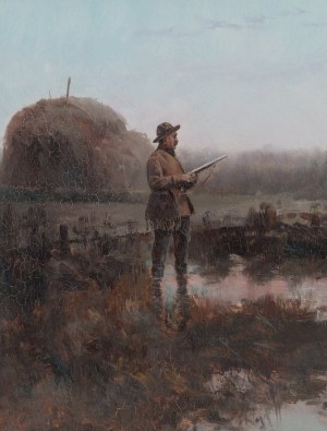 Czeslaw Jankowski (1862 Warsaw - 1941 Sceaux, France), Hunter over hunting