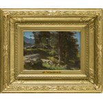 Józef Szermentowski (1833 Bodzentyn - 1876 Paryż), Brzeg lasu, ok. 1860-70