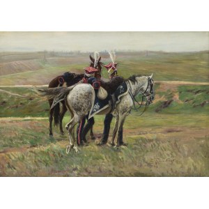 Zygmunt Rozwadowski (1870 Lwów - 1950 Zakopane), Szwoleżerowie przy koniach