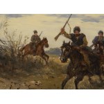 Ludwik Gędłek (1847 Kraków - 1904 Wiedeń), Polowanie na wilki