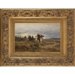 Ludwik Gędłek (1847 Kraków - 1904 Wiedeń), Polowanie na wilki