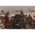 Józef Chełmoński (1849 Boczki k. Łowicza - 1914 Kuklówka), Karnawał w Polsce (Kulig), 1884