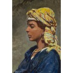 Tadeusz Ajdukiewicz (1852 Wieliczka (or Bochnia 1853) - 1916 Kraków), Portrait of a woman in a turban