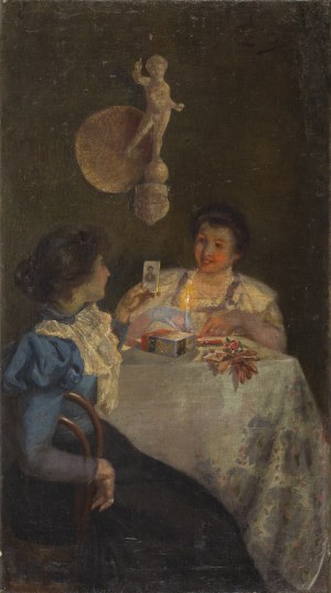 Kacper Żelechowski (1863 Klecza Dolna - 1942 Kraków), Divination, 1897