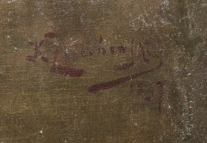 Kacper Żelechowski (1863 Klecza Dolna - 1942 Kraków), Divination, 1897