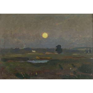 Jan Stanisławski (1860 Olszana, Ukraina - 1907 Kraków), Wieczór (Pustowarnia na Ukrainie), 1903