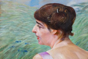 Jacek Malczewski (1854 Radom - 1929 Krakow), Portrait of a Woman, 1919