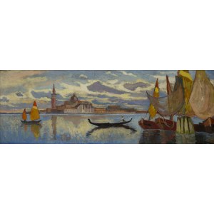 Stanisław Kamocki (1875 Warszawa - 1944 Zakopane), Widok na San Giorgio Maggiore w Wenecje (