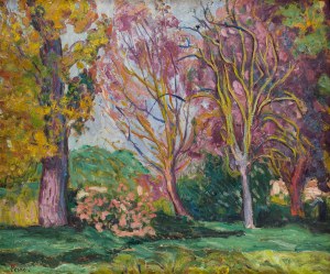 Jean (Jan Miroslaw) Peské (Peszke) (1870 Golta - 1949 Le Mans), Summer Landscape from Bois-le-Roi (