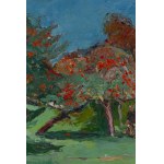 Włodzimierz Terlikowski (1873 Poraj k. Łodzi - 1951 Paryż), W sadzie, 1917