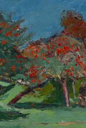 Włodzimierz Terlikowski (1873 Poraj near Łódź - 1951 Paris), In the orchard, 1917