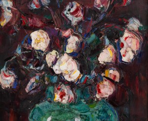 Włodzimierz Terlikowski (1873 Poraj near Łódź - 1951 Paris), Flowers in a vase, 1924
