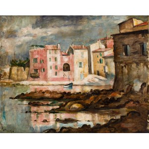 Roman Kramsztyk (1885 Warszawa - 1942 Warszawa), Pejzaż z Collioure, około 1925-28