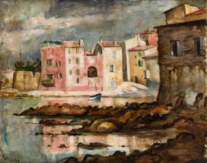 Roman Kramsztyk (1885 Warsaw - 1942 Warsaw), Landscape from Collioure, ca. 1925-28