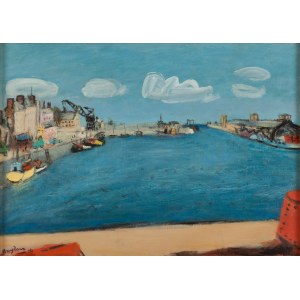 Henryk Hayden (1883 Warszawa - 1970 Paryż), Port w Cherbourgu, ok. 1950