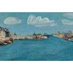 Henryk Hayden (1883 Warszawa - 1970 Paryż), Port w Cherbourgu, ok. 1950