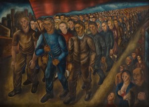 Boris Borvine Frenkel (1895 Kalisz - 1984 Paris), Manifestation, ca. 1929-1930