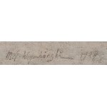 Michał Gorstkin Wywiórski (1861 Warszawa - 1926 Warszawa), Pejzaż zimowy ze zwierzyną, po 1900
