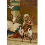 Wilhelm Kotarbinski (1849 Nieborów - 1922 Kyiv), Ibisy (Egyptian woman listening to the slave girl's song), ca. 1900