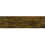 Józef Guranowski (1852 Warszawa - 1922 Warszawa), Droga na skraju lasu