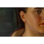 Edward Karniej (1890 - 1942 ), Portret Tekli Brezy z domu Bajon w stroju podhalańskim, 1940