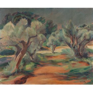 Adolf Milich (1884 Tyszowice near Zamosc - 1964 Paris), Olive Grove, 1924