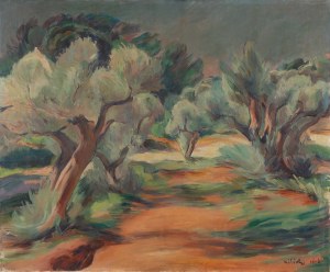 Adolf Milich (1884 Tyszowice near Zamosc - 1964 Paris), Olive Grove, 1924