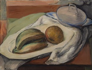Adolf Milich (1884 Tyszowice near Zamosc - 1964 Paris), Still life with bananas