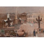 Rajmund Kanelba (Kanelbaum) (1897 Warszawa - 1960 Londyn), Place de la Concorde w Paryżu