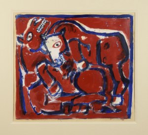 Eugeniusz MARKOWSKI (1912-2007), Two red horses