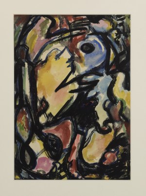 Alfred LENICA (1899-1977), Abstraction, 1948