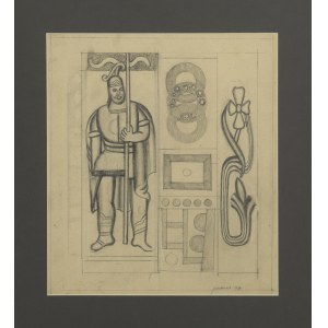 Marek WŁODARSKI (Henryk Streng) (1903-1960), Kompozycja ze św. Florianem, 1927