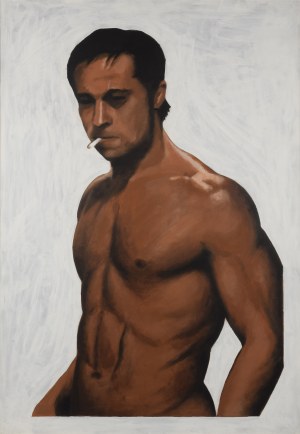 Karol RADZISZEWSKI (b. 1980), Brad Pitt, early 21st century.