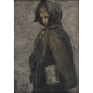 Maciej LACHUR (1927-2008), Żydowska dziewczynka, z cyklu: Getto, 1954