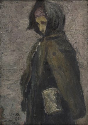 Maciej LACHUR (1927-2008), Jewish girl, from the series: Ghetto, 1954