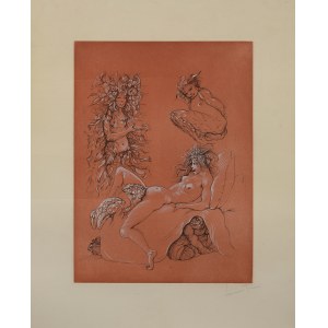 Leonor FINI (1908-1996), Na łożu