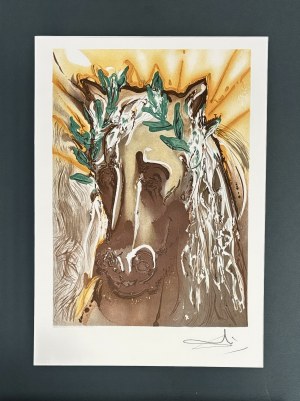Salvador DALI (1904-1989) La Licorne,From the series: Les Chevaux de Dali (Daliinian Horses), 1983.