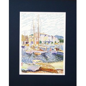 Serge MENDJISKY, (1929-2017) Port Grimaud II