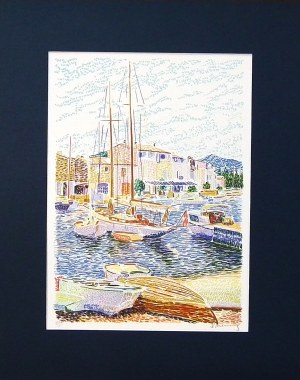 Serge MENDJISKY, (1929-2017) Port Grimaud II