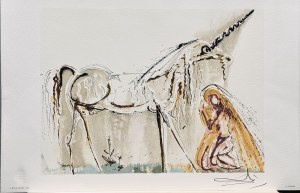 Salvador DALI (1904-1989) La Licorne From the series: Les Chevaux de Dali (Daliinian Horses), 1983.