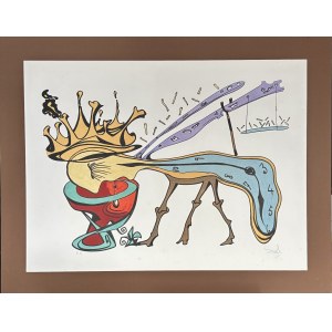 Salvador DALI (1904-1989), Le rejet de la civilisation, (Odrzucenie cywilizacji) z cyklu Les Vitraux (Witraże),1974
