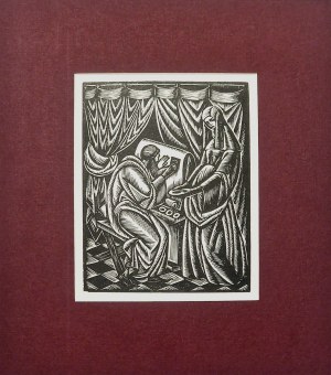 Wladyslaw SKOCZYLAS (1883 - 1934), Illuminator's helper, 1923