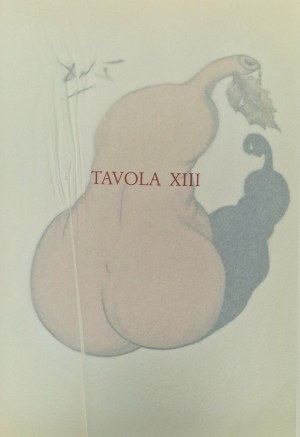 Salvador DALI (1904-1989) Erotic Pear from the Casanova series, 1980