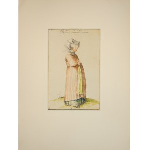 Albrecht Durer(1471-1528),Kobieta z Norymbergii ubrana do kościoła