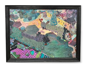 Prof. Magdalena Hanysz Stefanska (born 1970), City from a bird's eye view, 2024