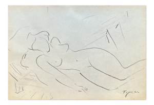 Tymon Niesiołowski (1882-1965), Lying Nude