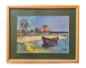 Felix Pawel GĘSTWICKI (1884-1935) Fishing settlement