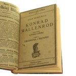 Konrad Wallenrod cz. 1-2 Adam Mickiewicz / Skargi Jeremiego Kornel Ujejski / Noc listopadowa Stanisław Wyspiański [Z KSIĘGOZBIORU RYSZARDA ZIEMBY / Wielka Bibljoteka / 1930]
