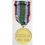 Československo. Medaile 21. Střelecký pluk Terronský 1948