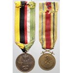 Československo. Medaile Za zásluhy ČSR, medaile 1918 - 1919 - 20 let rep. 1938